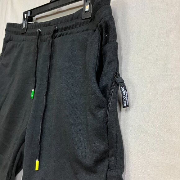 Blu Rock New York Men's Small Black Draw String Waistband Pocket Athletic Shorts - Picture 5 of 9